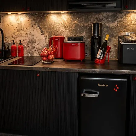 Bdsm Red Velvet Suite- Luxury Adults Only By Atelier Noir, Self Check-in, Ac, Optional Breakfest Varsóvia